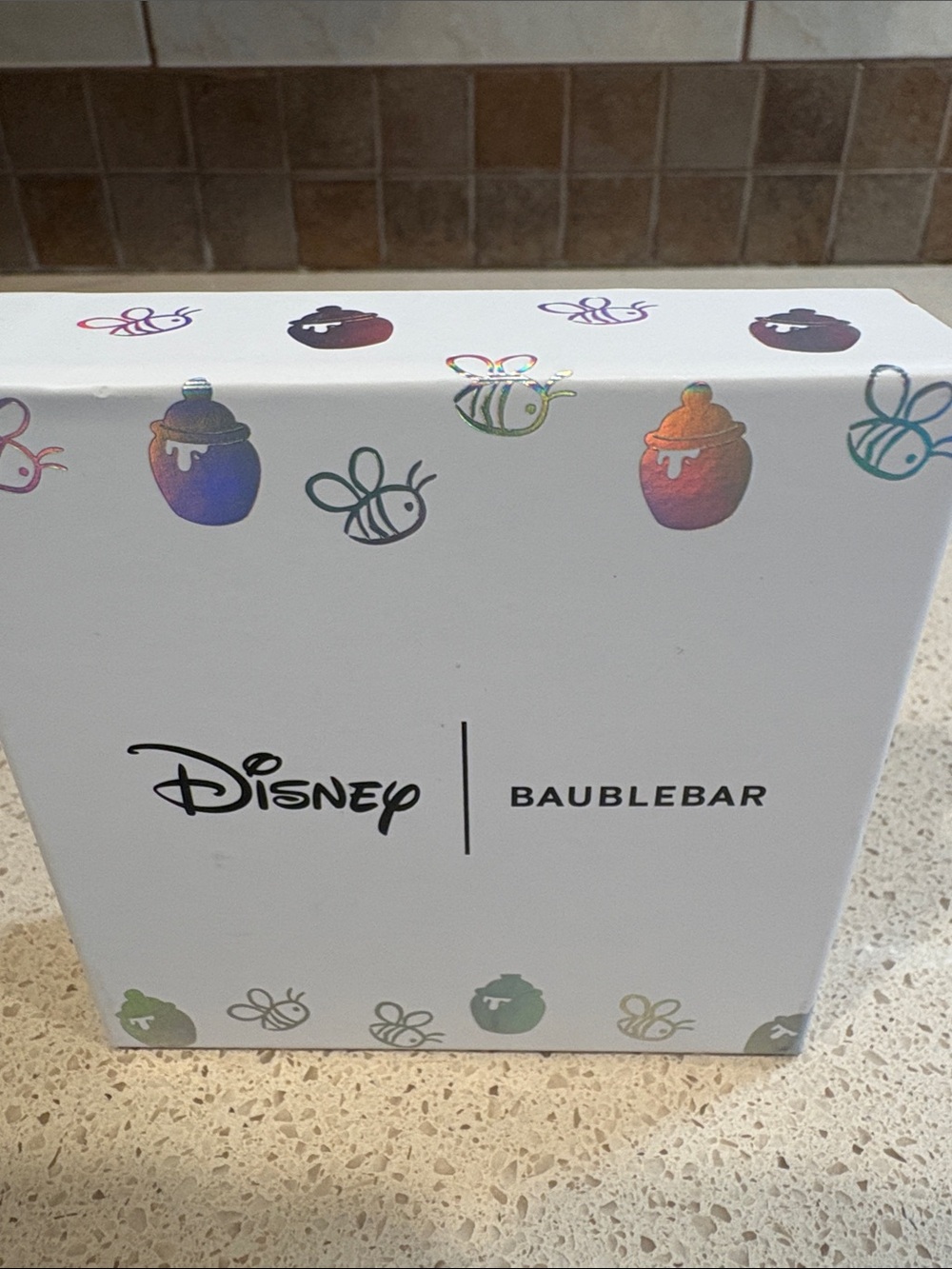 Disney Baublebar NIB Winnie the Pooh North Pole Stud Earrings - Yellow & Red - Picture 4 of 5